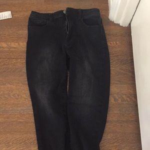 Gap kids black vintage stretch high rise jegging